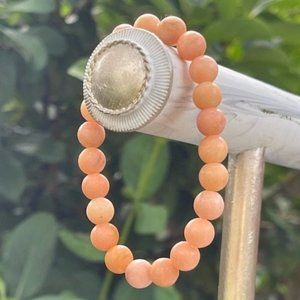 8mm Pink Aventurine Chakra Stretch Bracelet